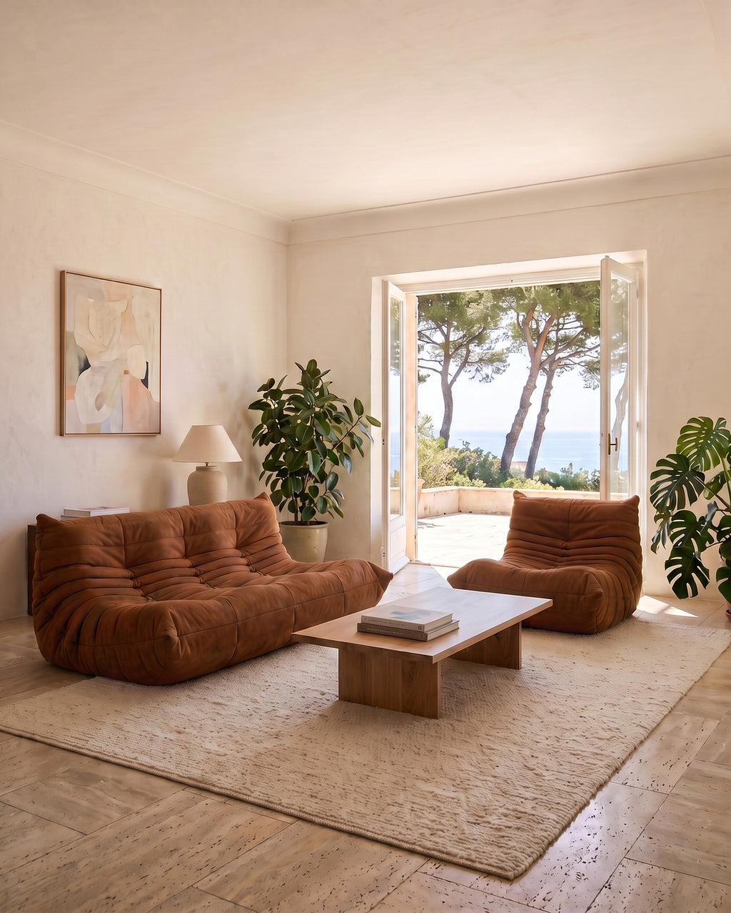 BALTAZAR effet daim caramel, villa sur la mer