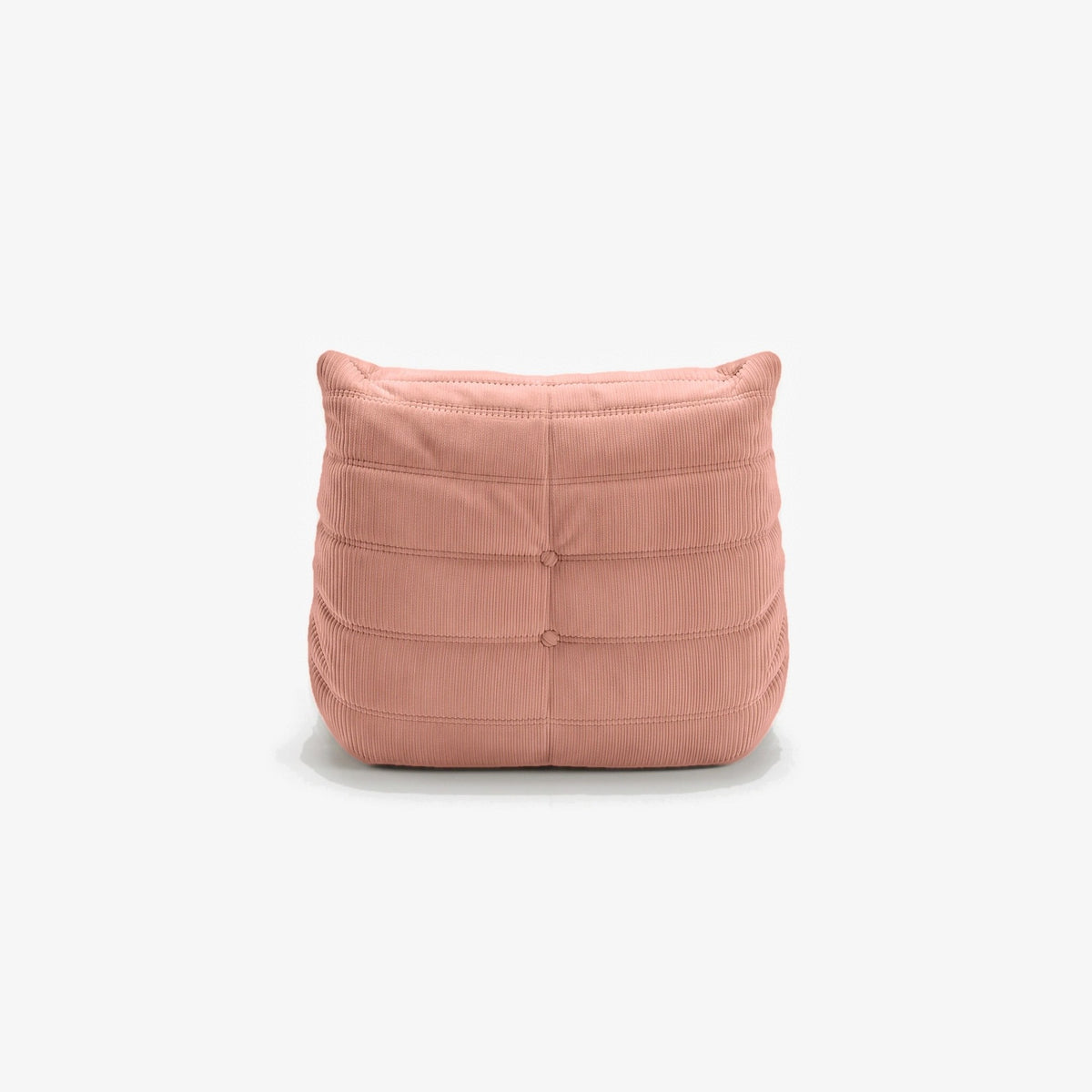 Fauteuil BALTAZAR velours côtelé Rose, vue de dos