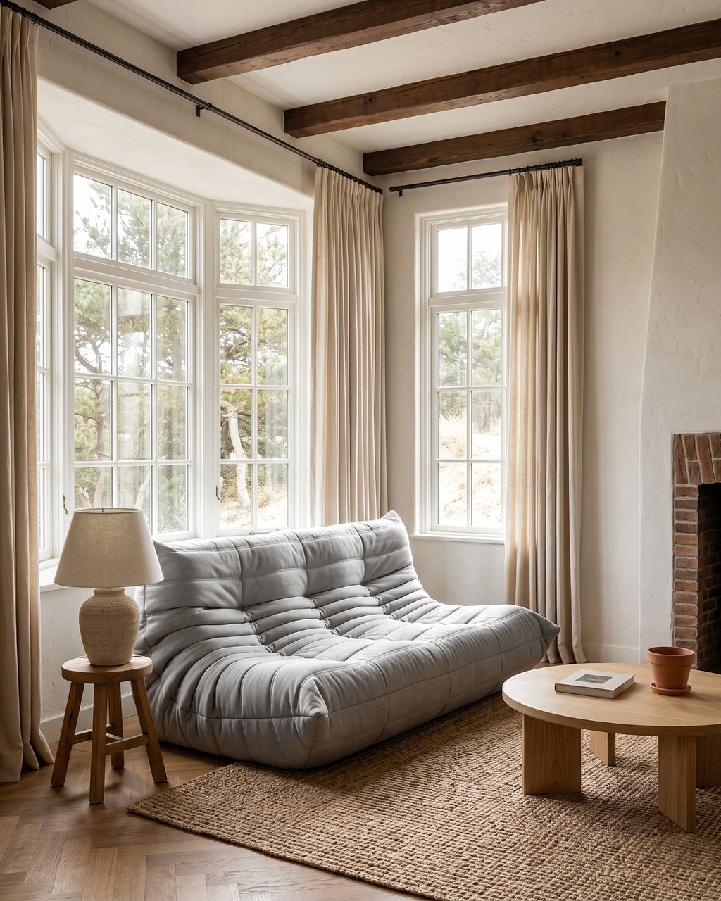 DIANA effet daim nuage, maison en bord de mer