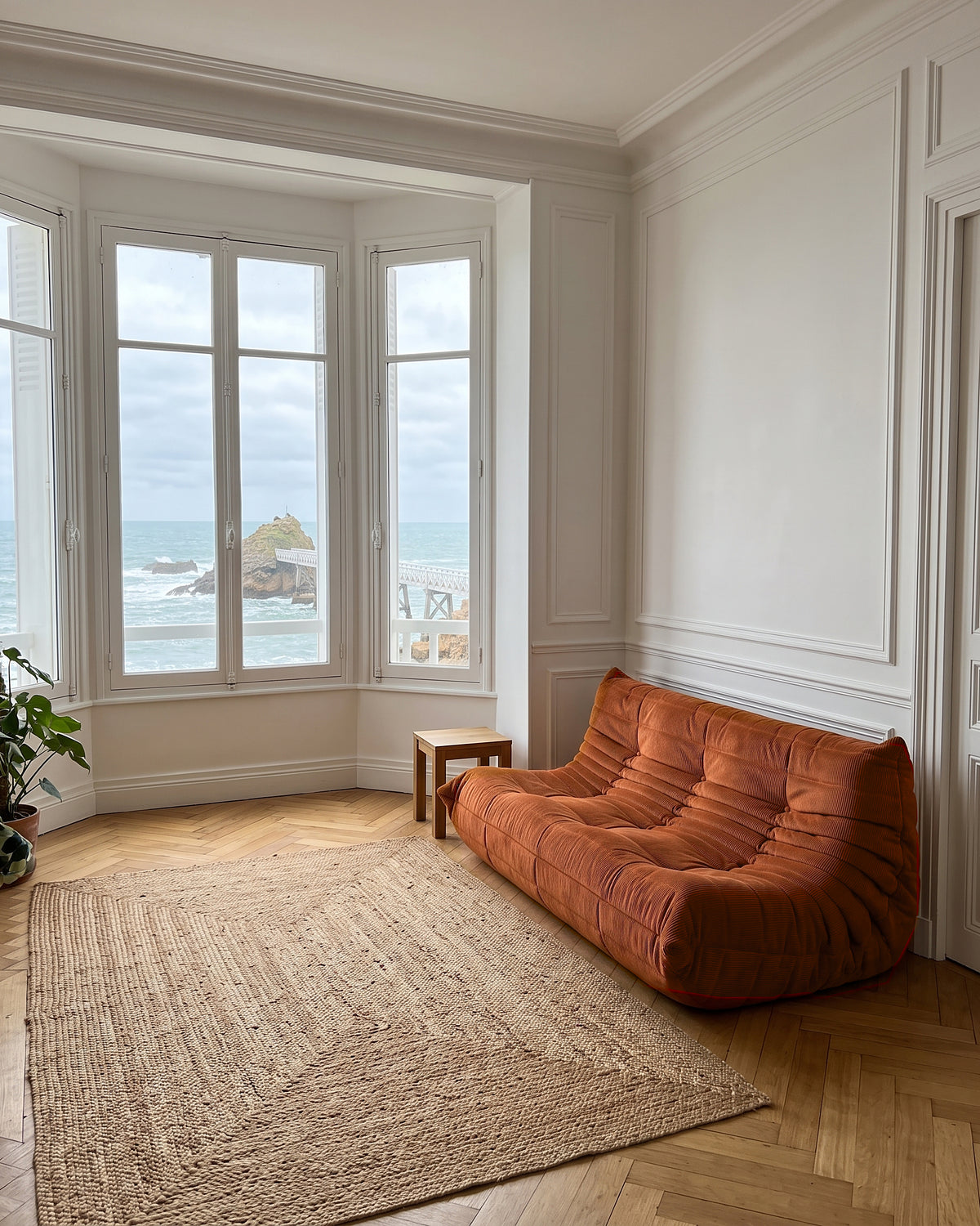 MARA velours côtelé ocre, Biarritz